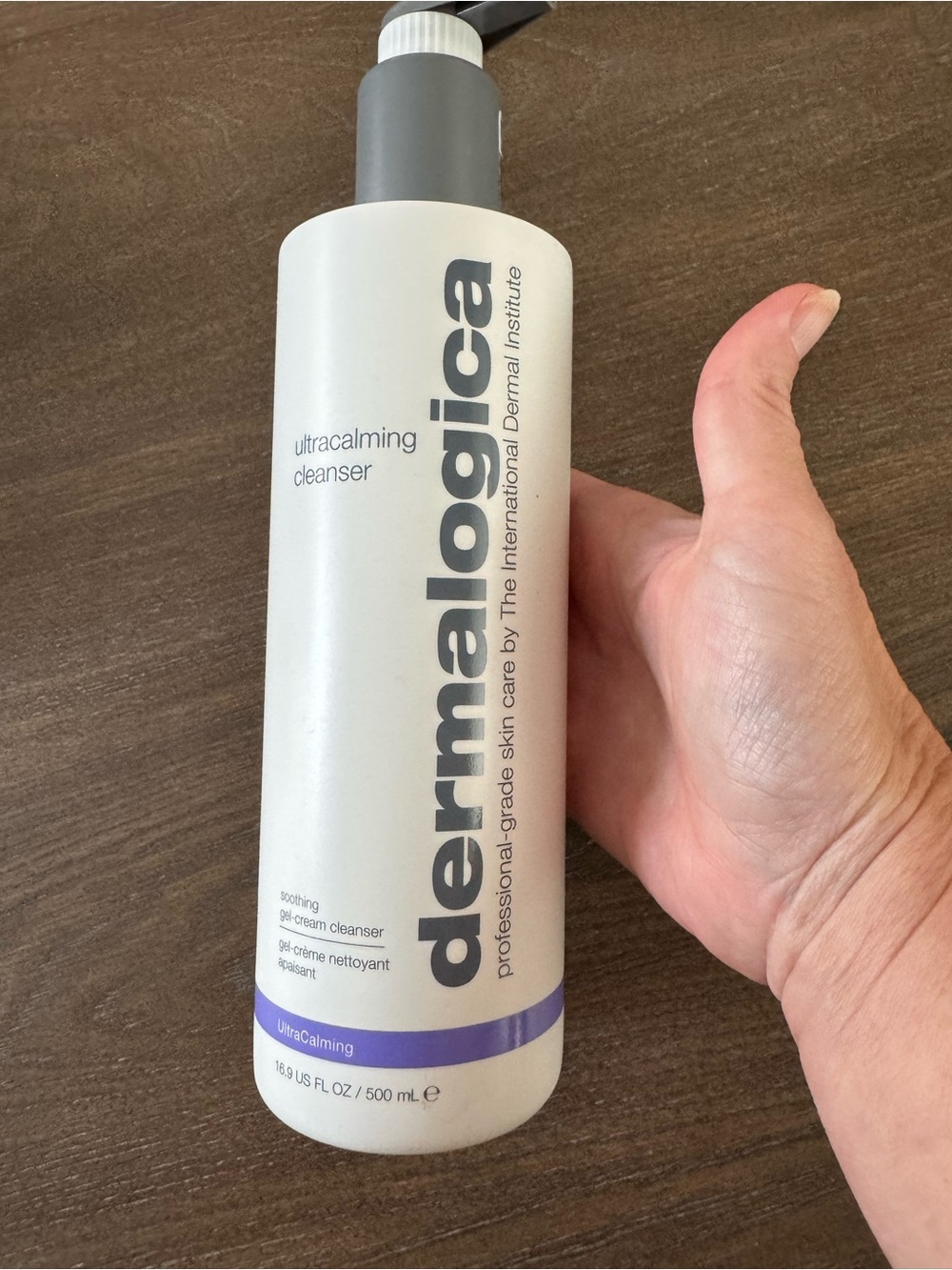 dermalogica Ultracalming Cleanser - White with Gray and Purple Accents